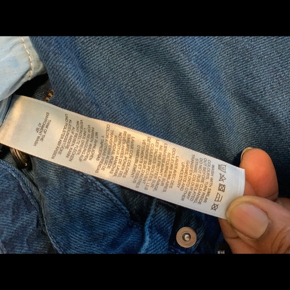 ASOS//Denim High Waisted Raw Hem Jeans 32” Petite - Picture 7 of 9